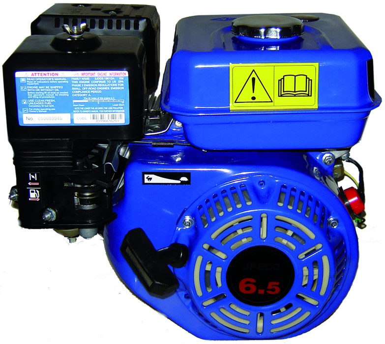 6.5HP GAS ENGINE 4 TEMPS 3/4"