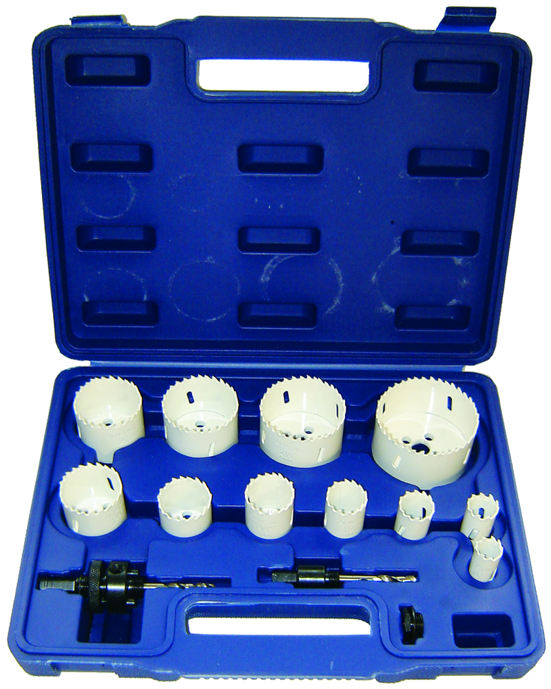 14PC BI-METAL HOLE SAE SET 3/4