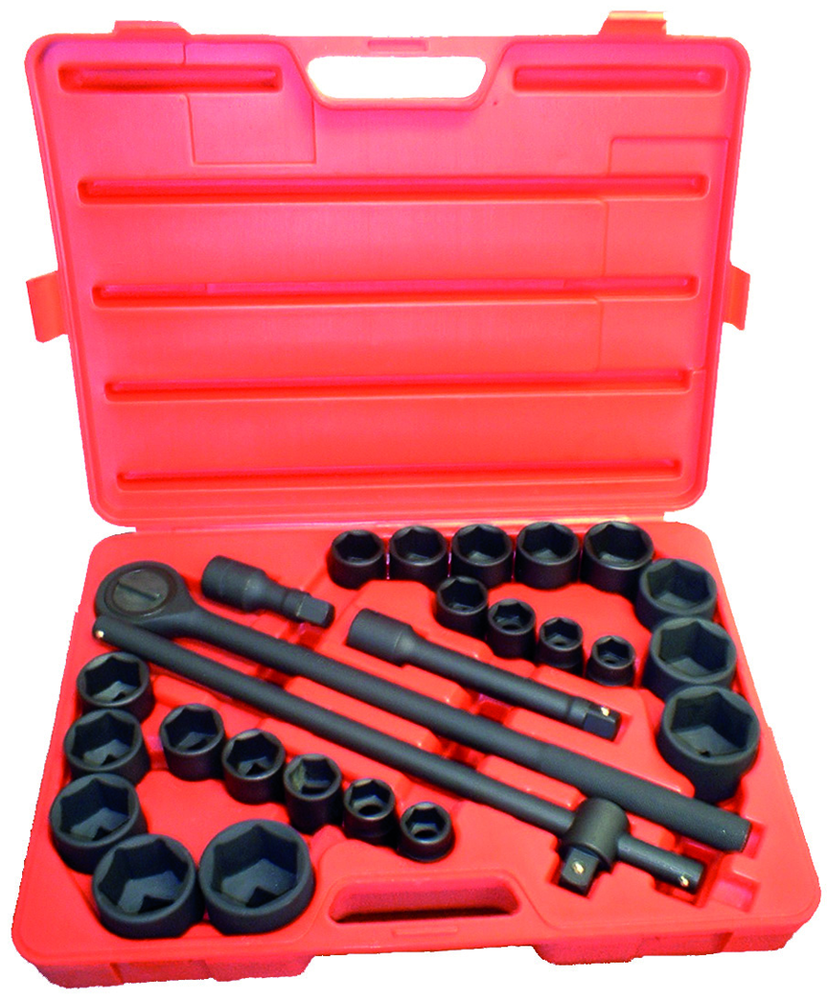 SKT.IMP KIT SAE/MET 27PCS 3/4"