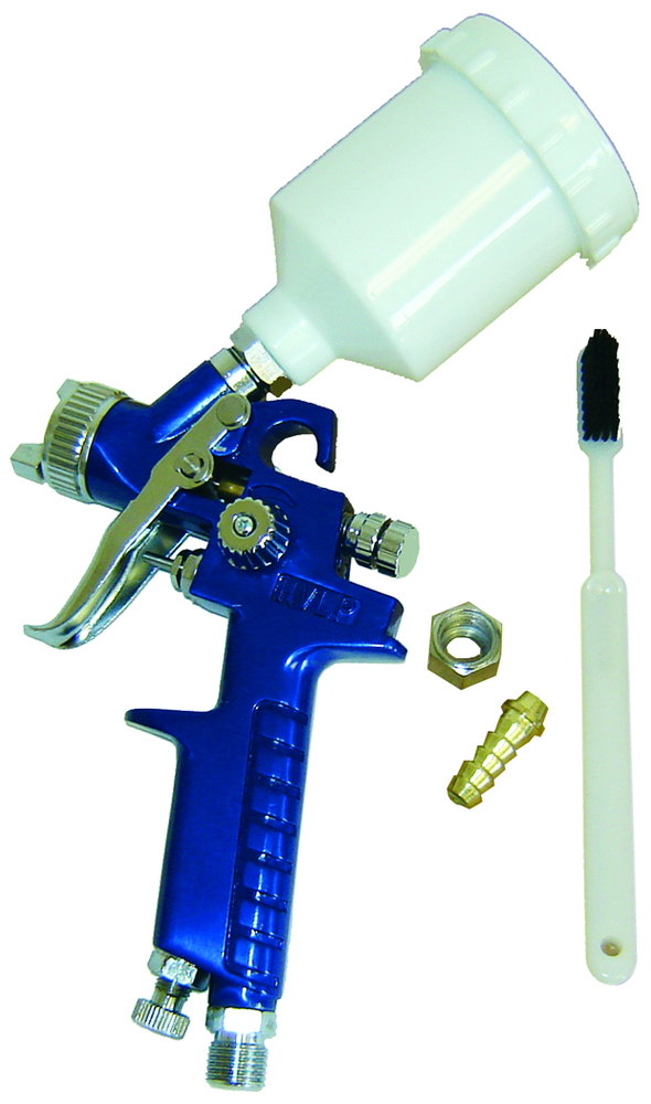 Rodac HVLP Mini Gravity Feed Air Spray Paint Gun 125 CC