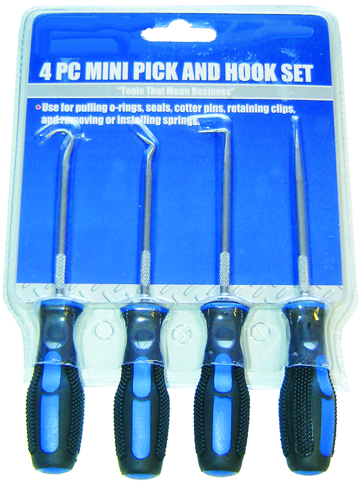 4PC MINI PICK AND HOOK SET