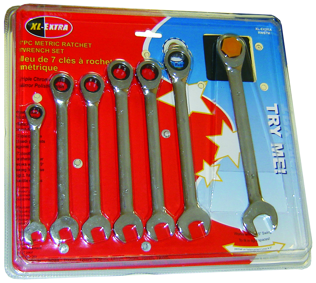 RATCHET WRENCH 8mm-19mm(7PC)