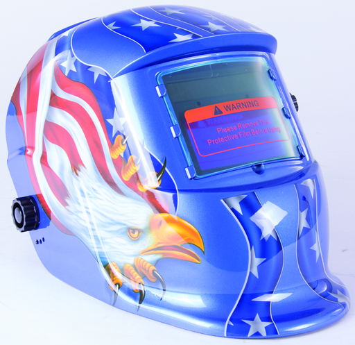 AUTO-DARKENING WELDING HELMET