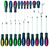 22PC SCREWDRIVER SET WITH DOUBLE-