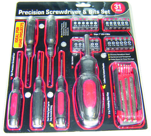 PRECISION SCREWDRIVER & BIT 31