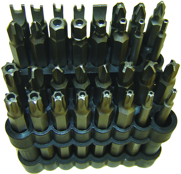 Rodac TV332 - Safety Bit Set, 32 pieces, 3"L