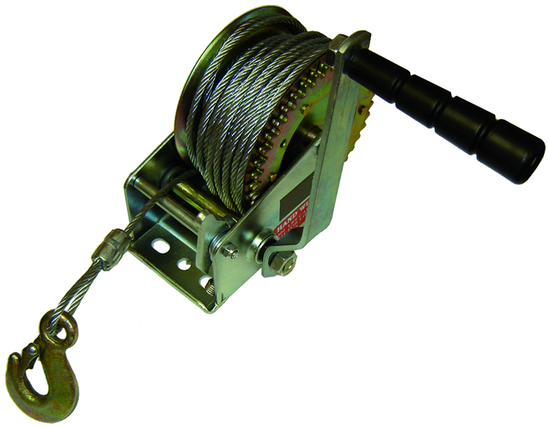 WINCH 1200 LBS CABLE 65' X 3/1