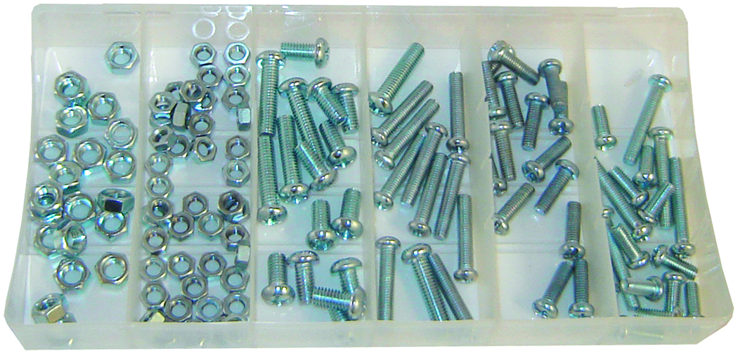 125PCS SAE STOVE BOLT ASST.