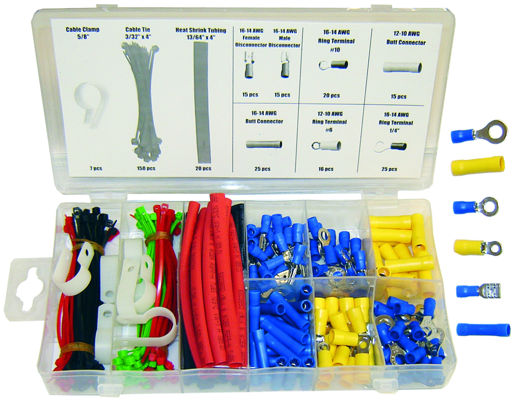 308 PCS ELECTRICAL CONNECTOR ASSORTMENT