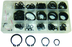 SNAP RING ASSORTMENT 300 PCS