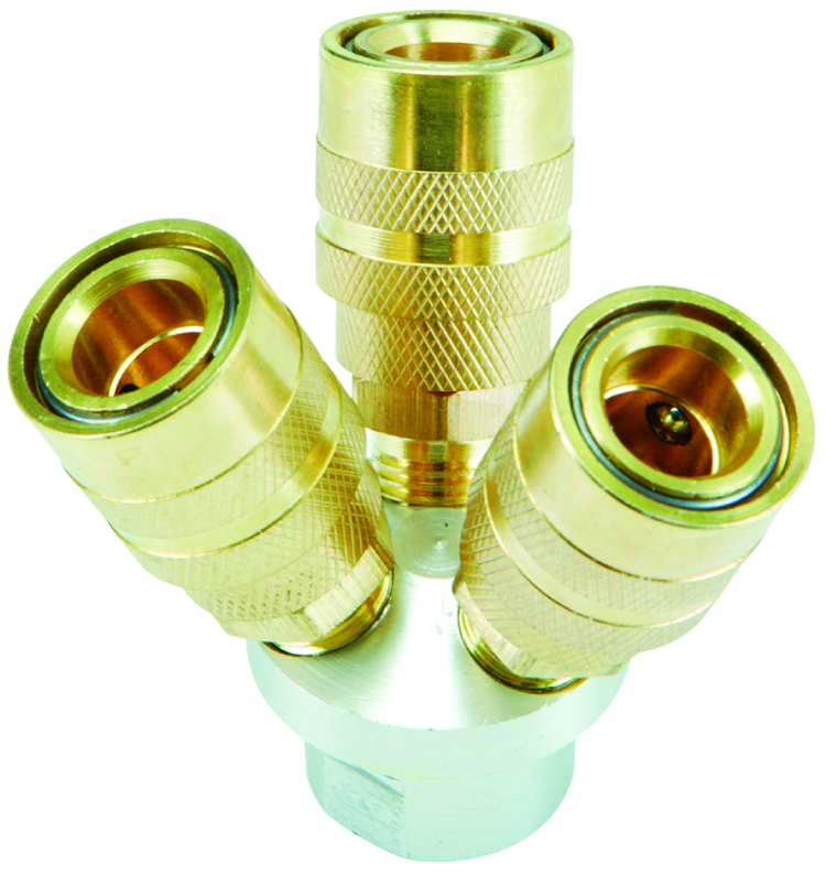 3 WAY QUICK COUPLING AI MANIFO