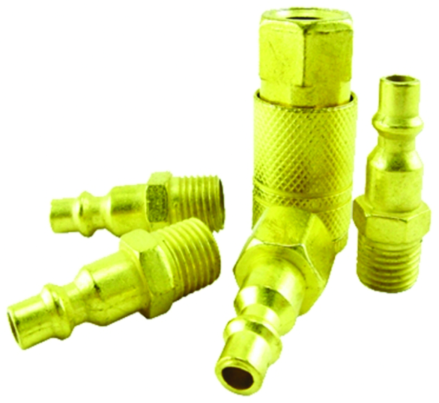 COUPLER 5 PCES HI-FLO, BRASS