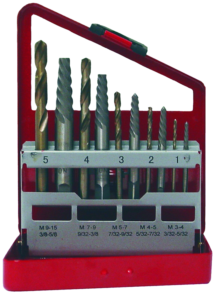 10PC EXTRACTOR & DRILL BIT