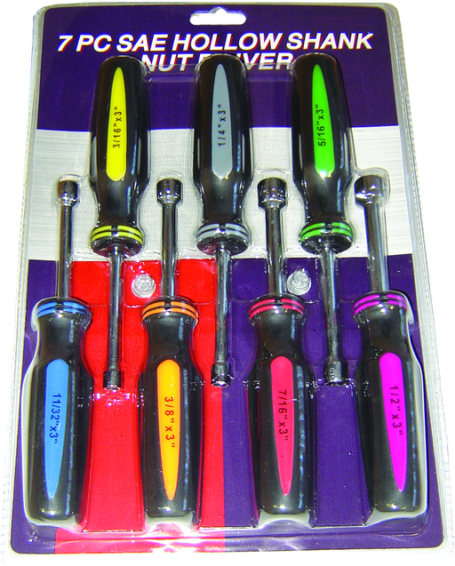 7PC NUT DRIVER SAE PRO DEEP