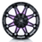 RTX Offroad 082166 - Spine 20x9 5x114.3/127 ET0 CB71.5 Black with Milled Pink Spokes