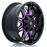 RTX Offroad 082166 - Spine 20x9 5x114.3/127 ET0 CB71.5 Black with Milled Pink Spokes