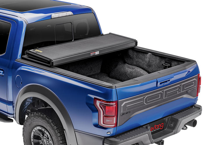 Extang 84655 - Solid Fold 2.0 Hard Tri-Fold Tool Box Tonneau Cover Chevy Silverado/Sierra 8' 07-14
