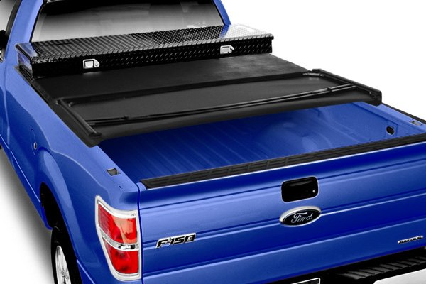 Extang 93415 - Trifecta Tool Box 2.0 Soft Tri-Fold Tonneau Cover Ford Super Duty 8' 09-14