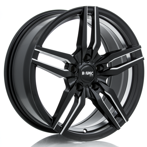 ZENITH 18X9 5-120 38P C72.6 SATIN BLK MILLED UNDER CUT