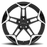 P1A 17X8 5-114.3 40P C76 BLACK MCH