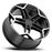 P1A 17X8 5-100 35P C72 BLACK MCH