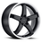 PETROL P1B 19X8 5-120 35P C76 GLOSS BLACK W/MACHINE CUT LIP