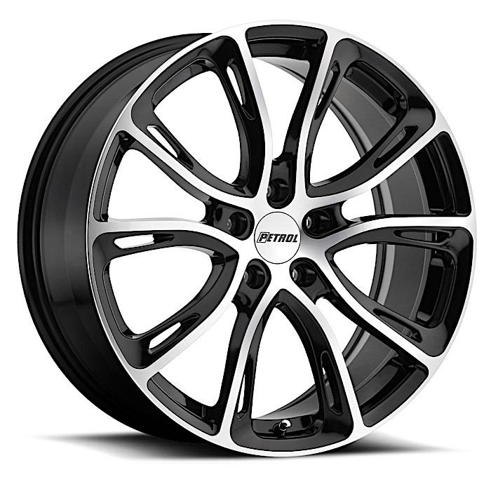 P5A 17X7.5 5-112 40P C72 BLACK MCH