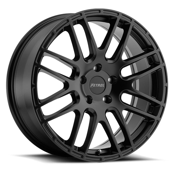 P6A 17X7.5 5-108 40P C72 MATTE BLACK