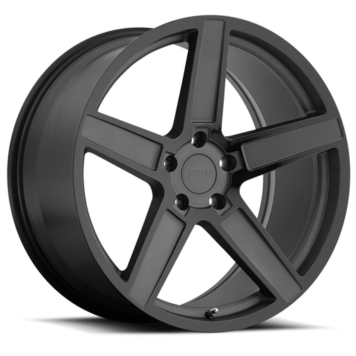 ASCENT 18X8.5 5-108 43P C72 MATTE GM - BLACK FACE