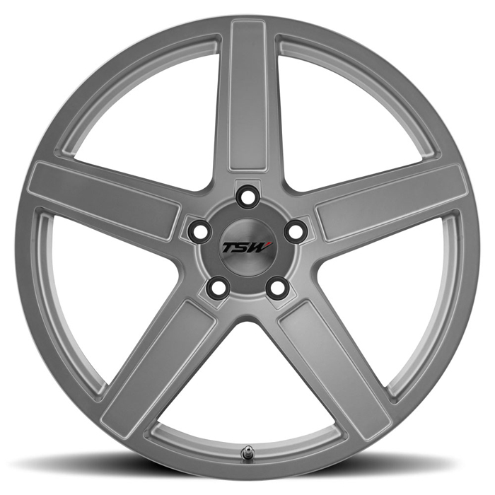 TSW 2085ASC205114S76 - Ascent 20x8.5 5x114.3 ET20 CB76.1 Matte Titanium Silver