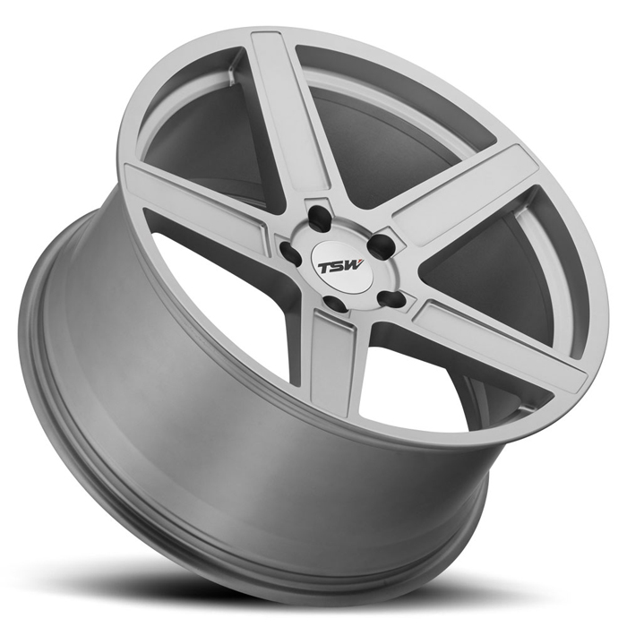 ASCENT 18X8.5 5-114.3 30P C76 MATTE TITANIUM SILVER