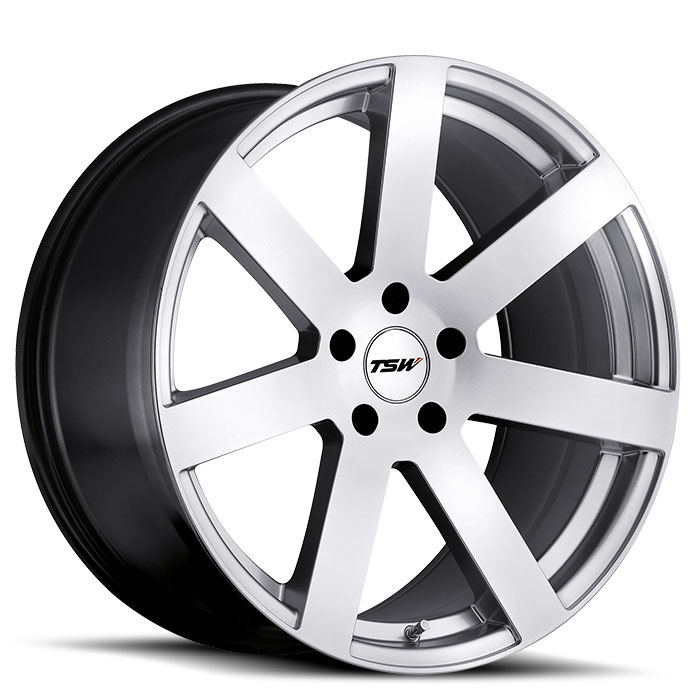 TSW 2010BAR255114S76 - Bardo 20x10 5x114.3 ET25 CB76.1 Hyper Silver