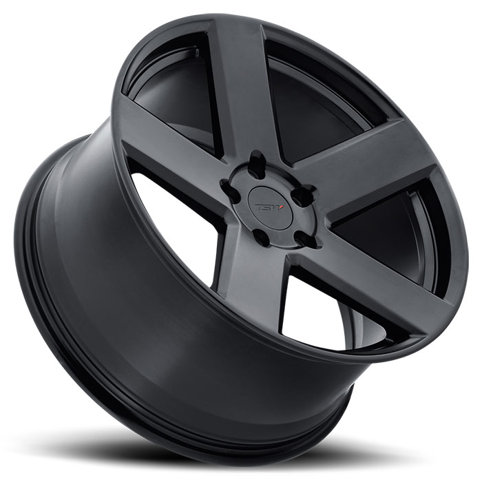 BRISTOL 18X8.5 5-114.3 30P C76 MATTE BLACK