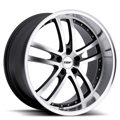 TSW 1880CAD205120B76 - Cadwell 18x8 5x120 ET20 CB76.1 Gunmetal with Mirror Cut Face & Lip