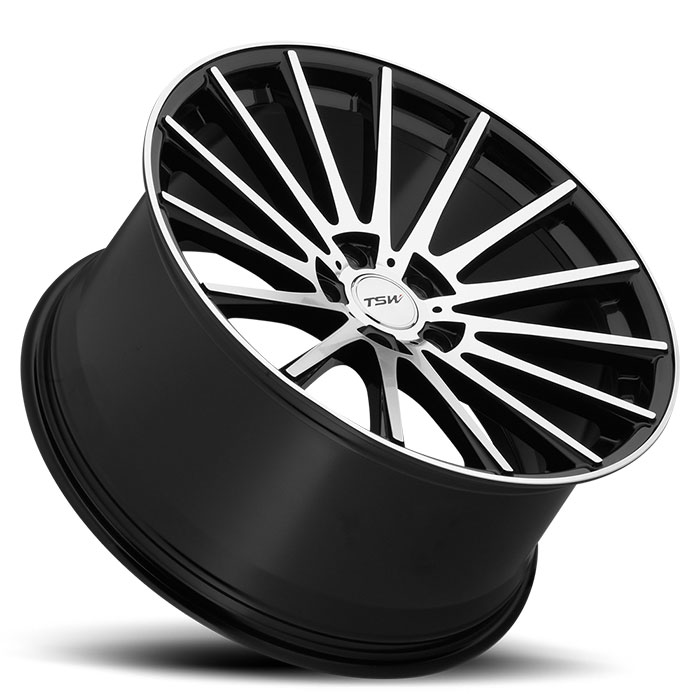 CHICANE 18X8.5 5-112 43P C72 BLACK MCH