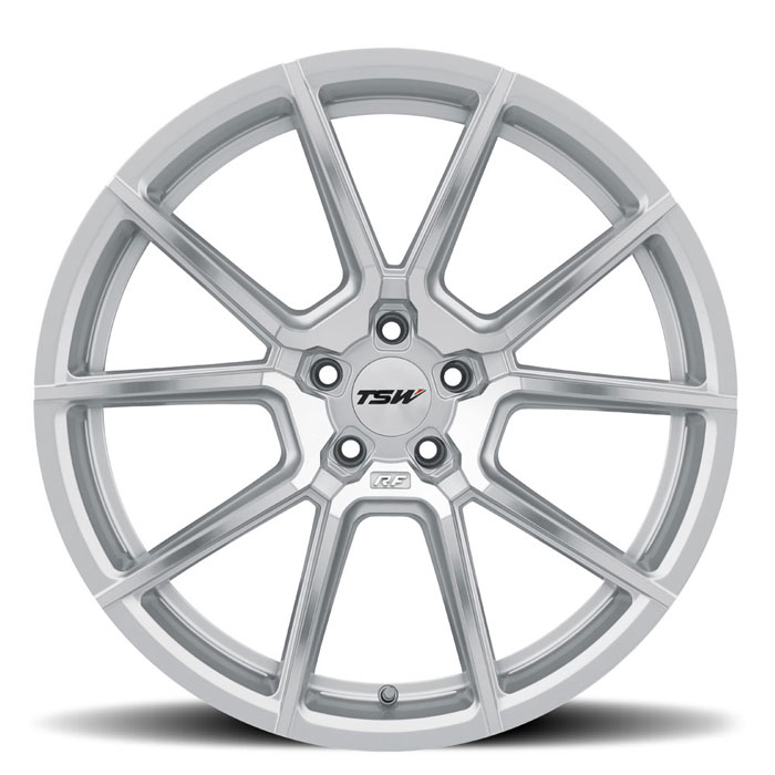 CHRONO 17X8 5-108 40P C72.1 SILVER W/MIRROR CUT FACE