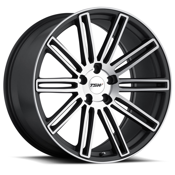 TSW 1885CRW205114G76 - Crowthorne 18x8.5 5x114.3 ET20 CB76.1 Matte Gunmetal with Matte Machine Face