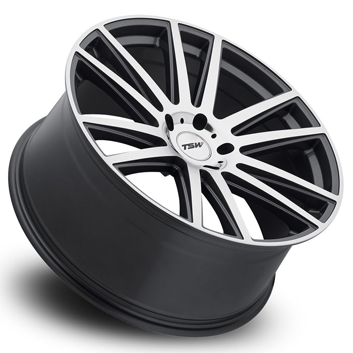 GATSBY 20X8.5 5-120 35P C76 GUNMETAL MCH