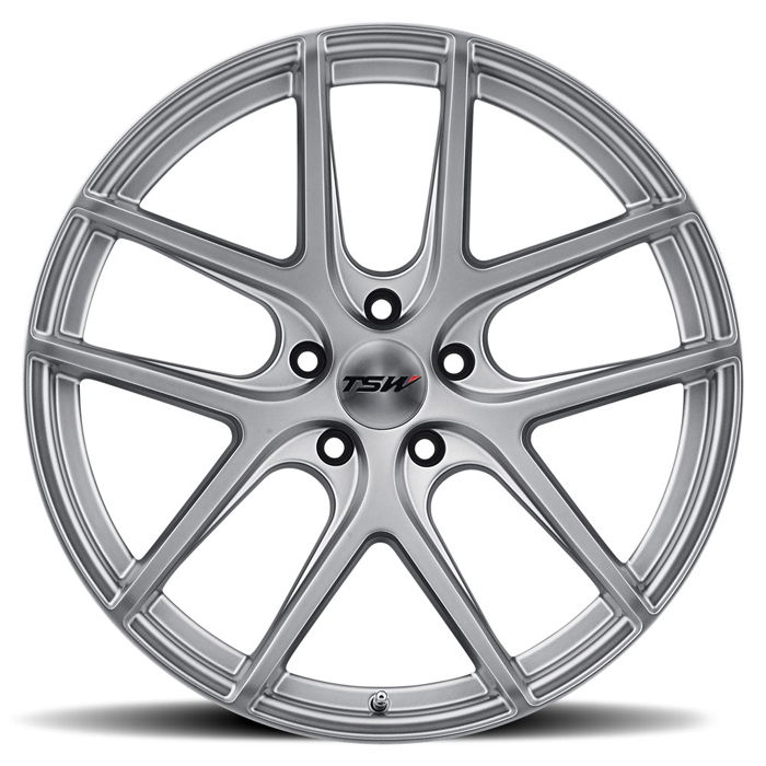 TSW 1990GNV155120S76 - Geneva 19x8.5 5x120 ET15 CB76.1 Matte Titanium Silver