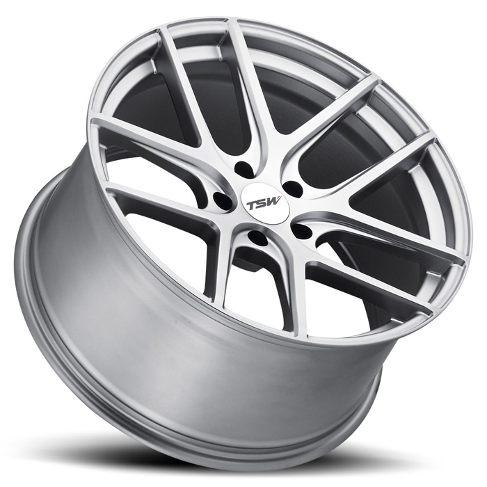 TSW 1895GNV395120S76 - Geneva 18x9.5 5x120 ET39 CB76.1 Matte Titanium Silver