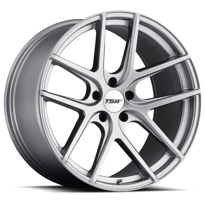 TSW 1885GNV155120S76 - Geneva 18x8.5 5x120 ET15 CB76.1 Matte Titanium Silver