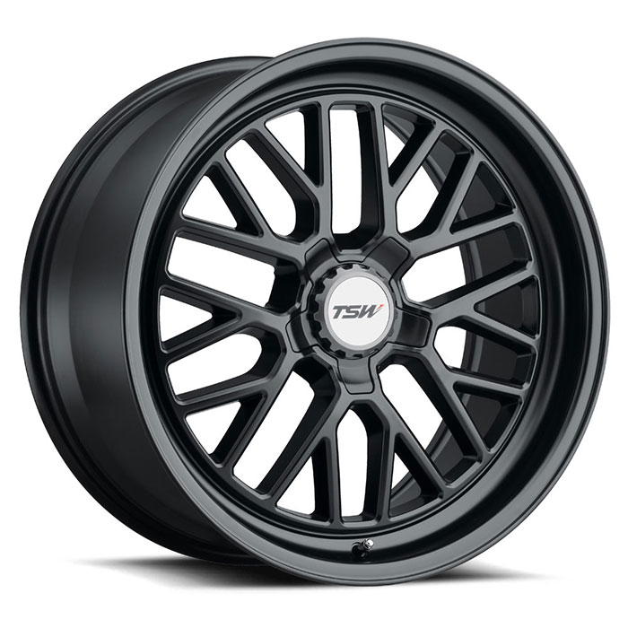 HOCKENHEIM S 18X8.5 5-120 40P C76 SEMI GLOSS BLACK (GUNMETAL HEX NUT)