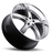 TSW 1995JAR455120S76 - Jarama 19x9.5 5x120 ET45 CB76.1 Hyper Silver with Mirror Cut Lip