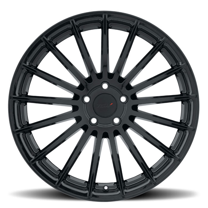 LUCO 20X8.5 5-112 32P C72.1 GLOSS BLACK