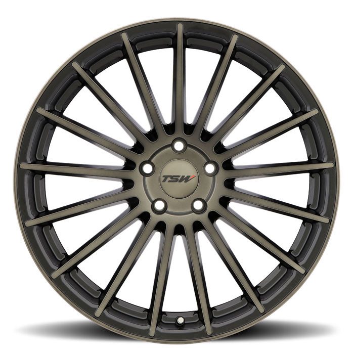 LUCO 19X8.5 5-114.3 30P C76 MATTE BLACK W/MACHINE FACE & DARK TINT