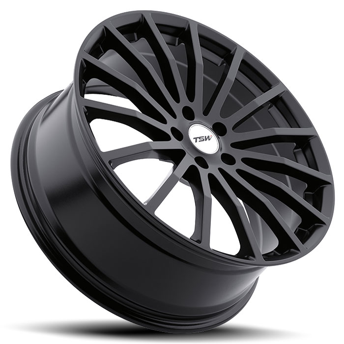 TSW 1980MAL355100B72 - Mallory 5 19x8 5x100 ET35 CB72.6 Matte Black