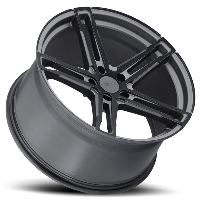 MECHANICA 17X8 5-112 45P C72 MATTE GM - MATTE BLK FACE