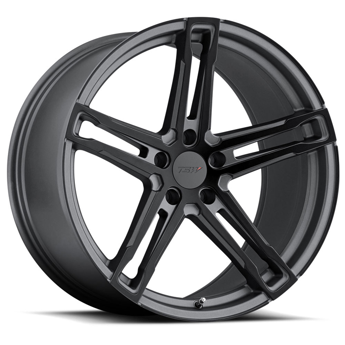 TSW 1985MEC155114M76 - Mechanica 19x8.5 5x114.3 ET15 CB76.1 Matte Gunmetal with Matte Black Face