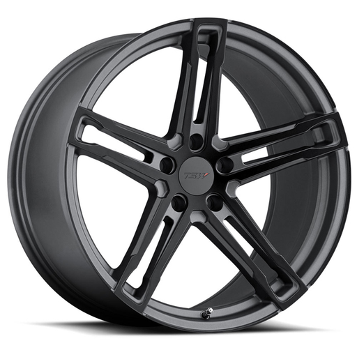 MECHANICA 19X9.5 5-112 39P C72 MATTE GM - MATTE BLK FACE