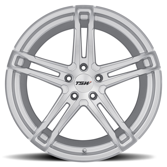 TSW 2090MEC155120S76 - Mechanica 20x9 5x120 ET15 CB76.1 Silver with Mirror Cut Face